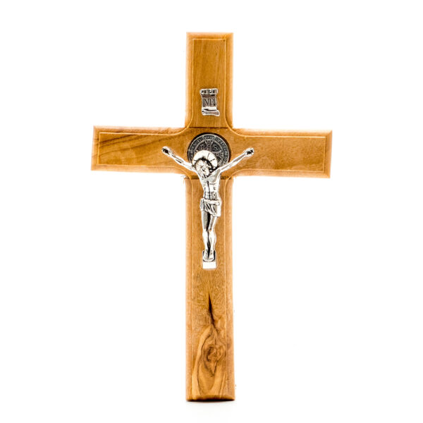 Traditional Carved Small Wall Crucifix. 6.5" in. tall. Great for home and travel