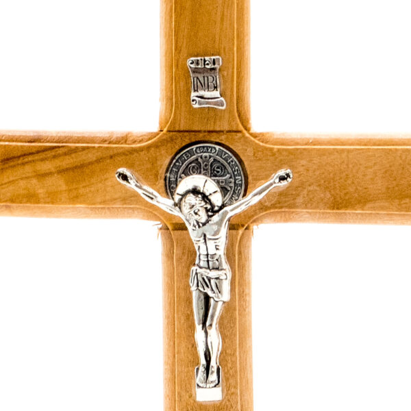 Traditional Carved Small Wall Crucifix. 6.5" in. tall. Great for home and travel - Image 7