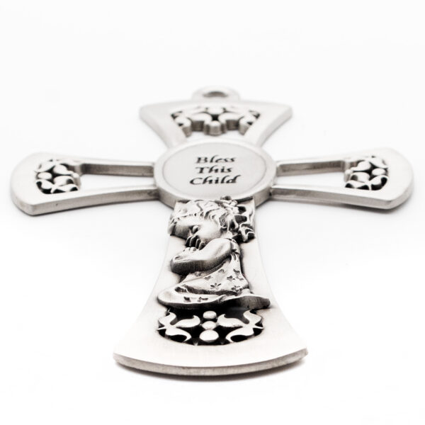 Traditional Carved Small Wall Crucifix. 6.5" in. tall. Great for home and travel - Image 6