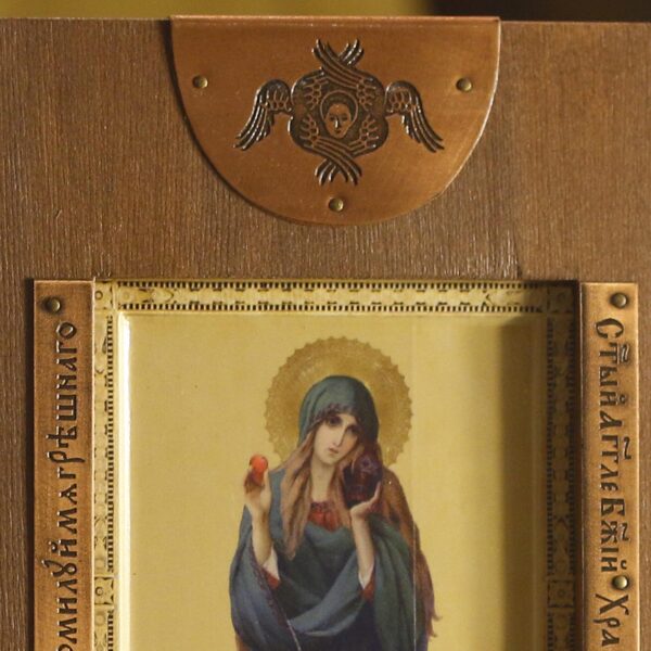 Orthodox Christian Icon St. Mary Magdalene in ornate frame 10" x 7.4" Great Gift - Image 7